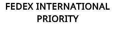 FEDEX INTERNATIONAL PRIORITY