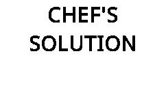 CHEF'S SOLUTION