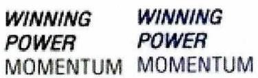 WINNING POWER MOMENTUM