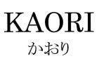 KAORI & Japanese characters