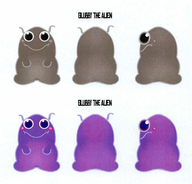GLUBBY THE ALIEN & Device