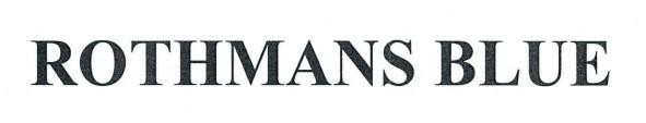 ROTHMANS BLUE