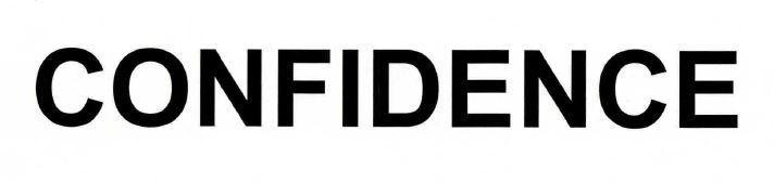 CONFIDENCE