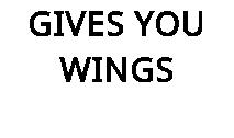 GIVES YOU WINGS