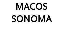 MACOS SONOMA