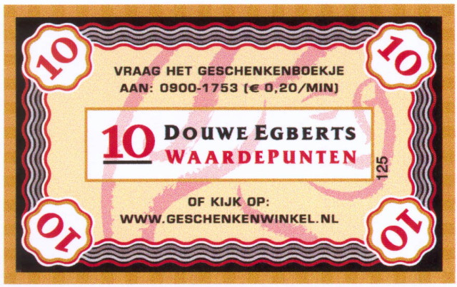 10 douwe egberts waardepunten