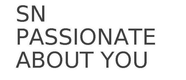 SN PASSIONATE ABOUT YOU