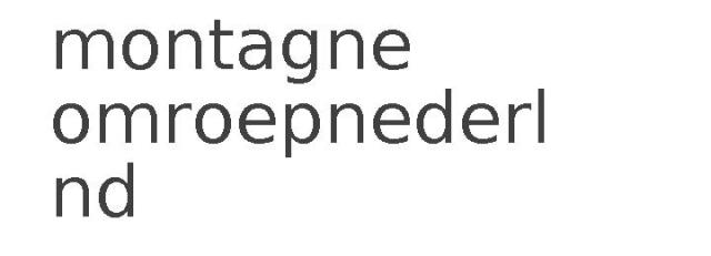 montagne omroepnederland