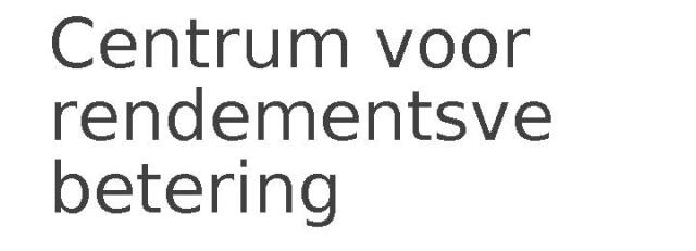 Centrum voor rendementsverbetering