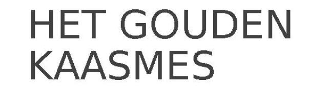 HET GOUDEN KAASMES