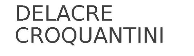DELACRE CROQUANTINI