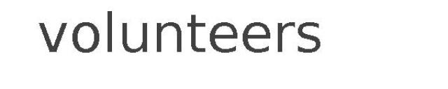 volunteers