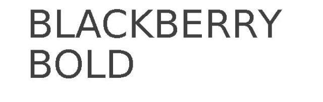 BLACKBERRY BOLD
