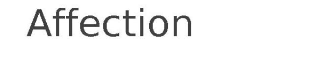 Affection