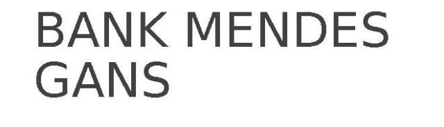 BANK MENDES GANS