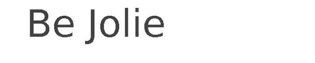 Be Jolie