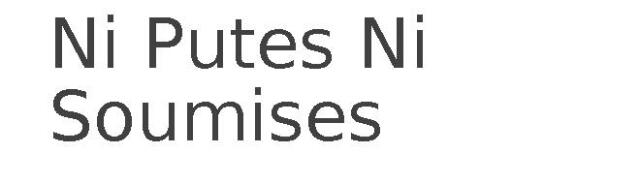 Ni Putes Ni Soumises