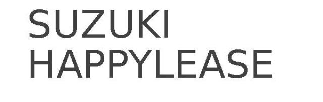 SUZUKI HAPPYLEASE