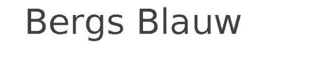 Bergs Blauw