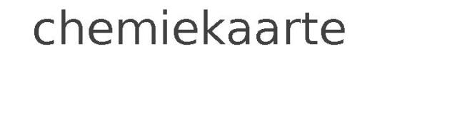 chemiekaarten