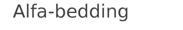 Alfa-bedding