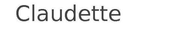 Claudette