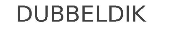 DUBBELDIK