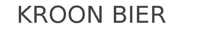 KROON BIER