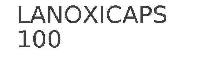 LANOXICAPS 100