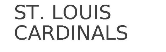 ST. LOUIS CARDINALS