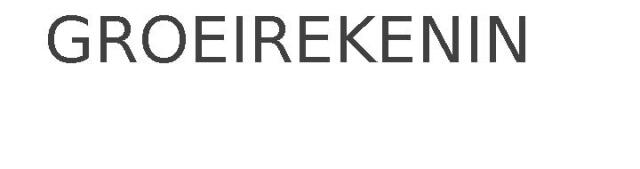 GROEIREKENING