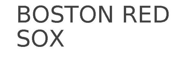 BOSTON RED SOX
