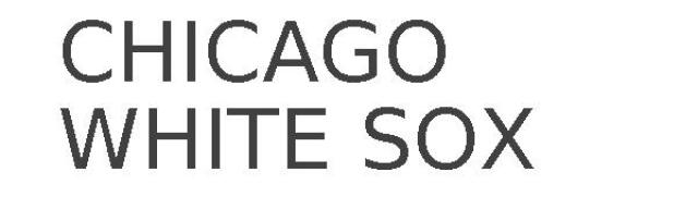 CHICAGO WHITE SOX