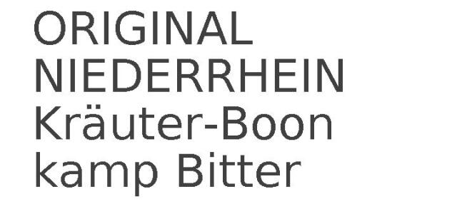 ORIGINAL NIEDERRHEIN Kräuter-Boonekamp Bitter