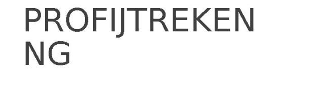 PROFIJTREKENING