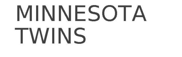MINNESOTA TWINS