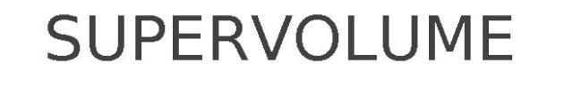 SUPERVOLUME