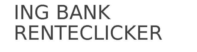 ING BANK RENTECLICKER