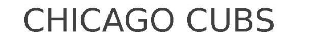 CHICAGO CUBS