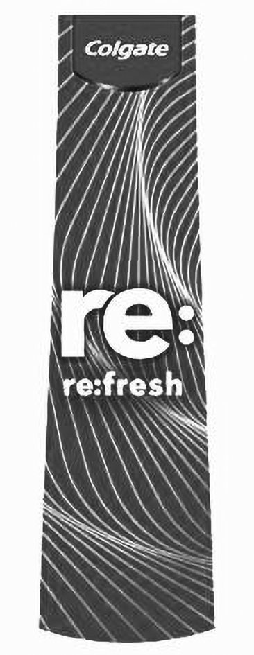 COLGATE RE: RE:FRESH Toothpaste Package & Design (b&w)