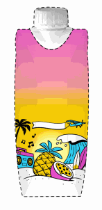 Beach Juice Flavour 3 Design