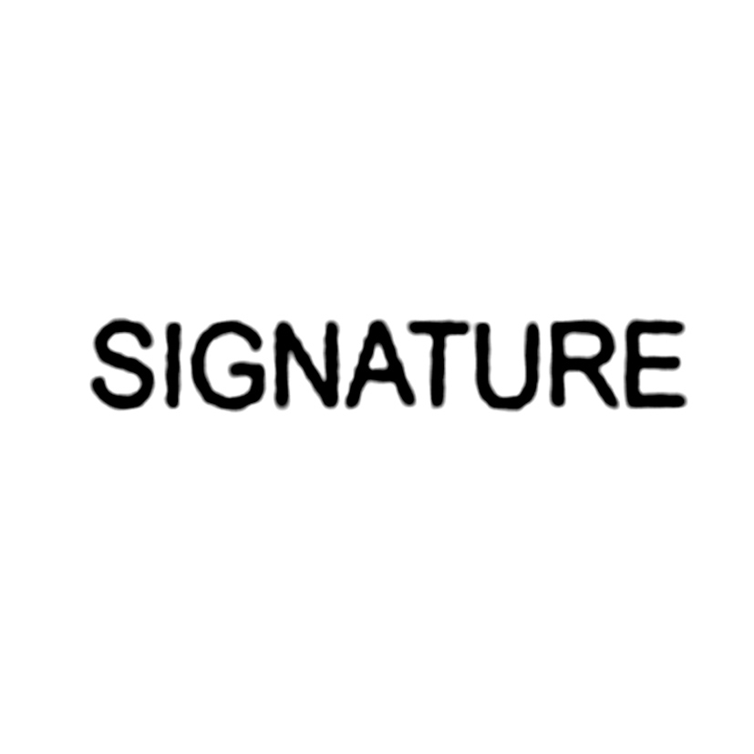 SIGNATURE