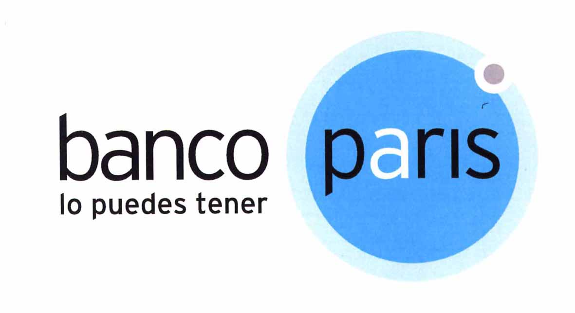 BANCO PARIS LO PUEDES TENER