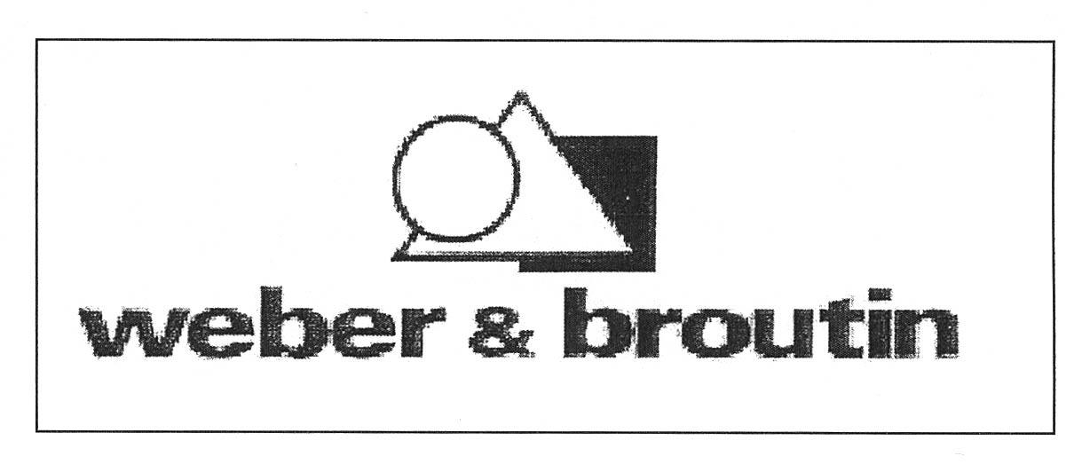 WEBER & BROUTIN