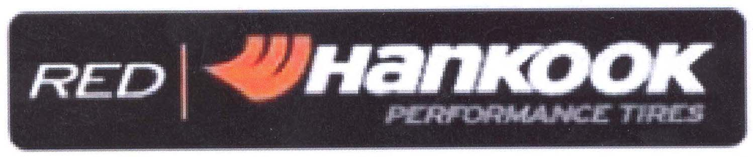 RED HANKOOK PERFORMANCE TIRES