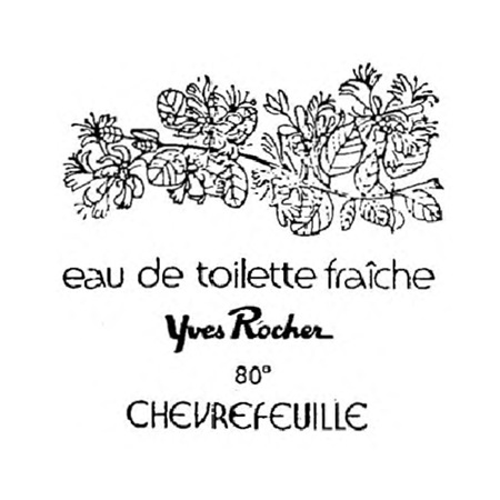 EAU DE TOILETTE FRAICHE YVES ROCHER 80° CHEVREFEUILLE
