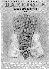 MĚLNICKÉ ZÁMECKÉ BARRIQUE SUCHÉ ČERVENÉ VÍNO 1993