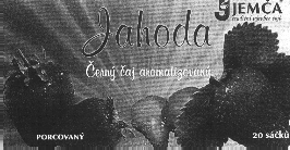 Jahoda Černý čaj aromatizovaný PORCOVANÝ