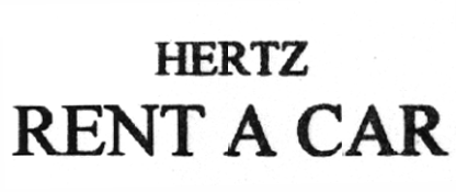 HERTZ RENT A CAR