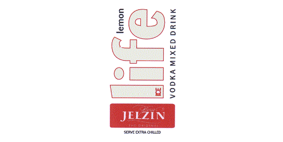 JELZIN life ice lemon VODKA MIXED DRINK